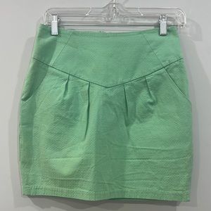 Silence + Noise mint green skirt (0)